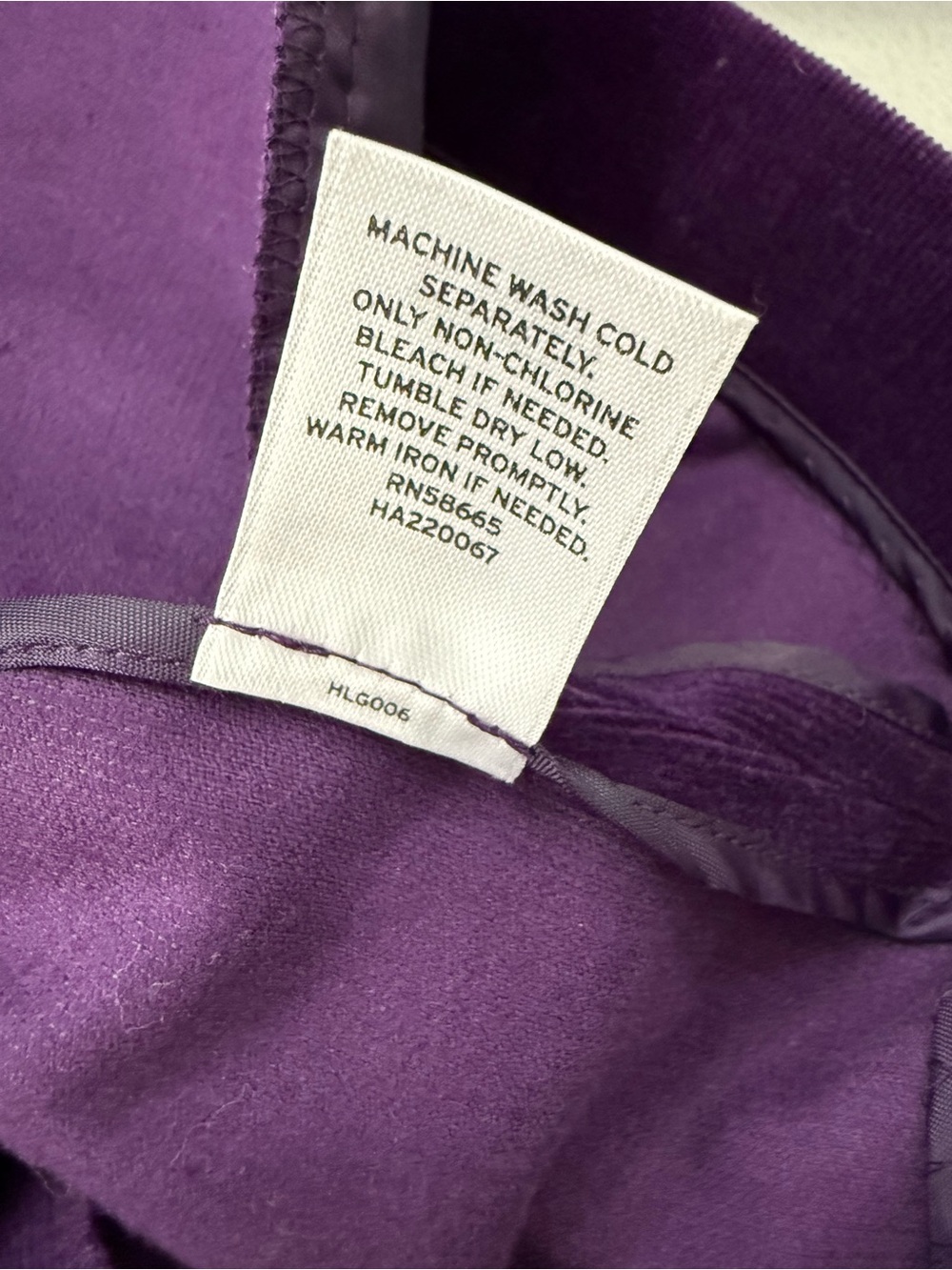 Halogen Deep Purple Corduroy Button Blazer - Picture 8 of 10